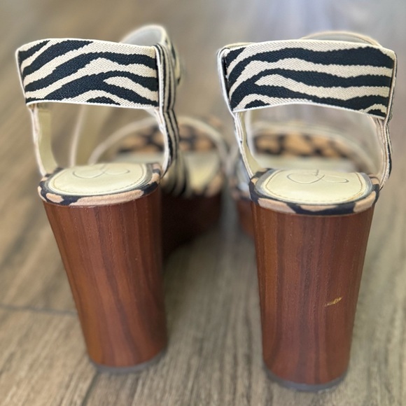 Jessica Simpson Animal Print Wedges - Picture 4 of 6